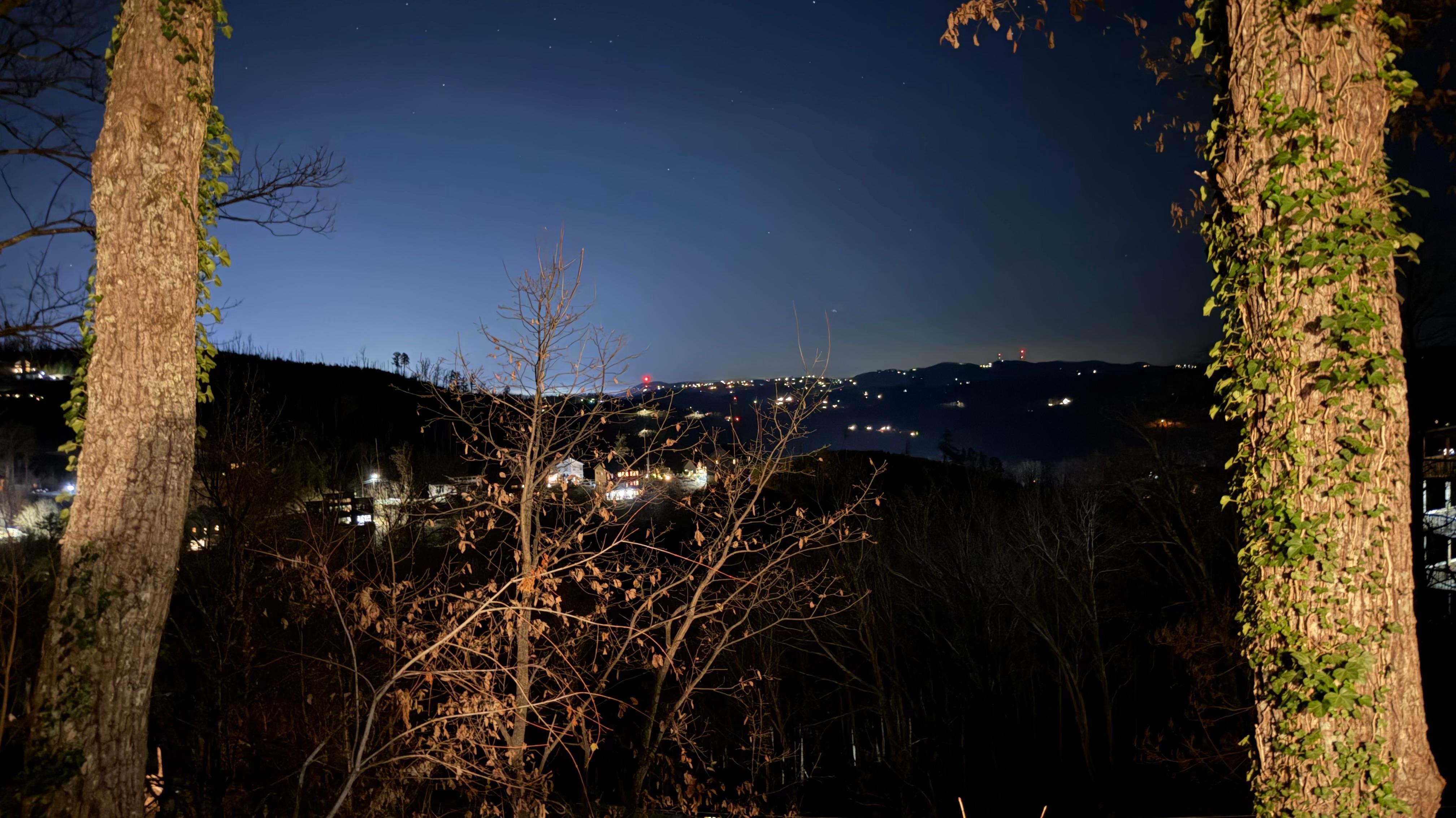 Beautiful night time views!