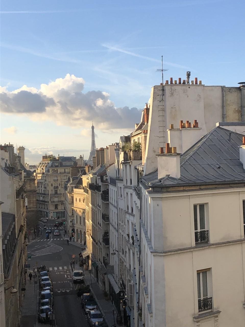 Utsikt fra rommet...