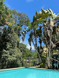 Visão da piscina