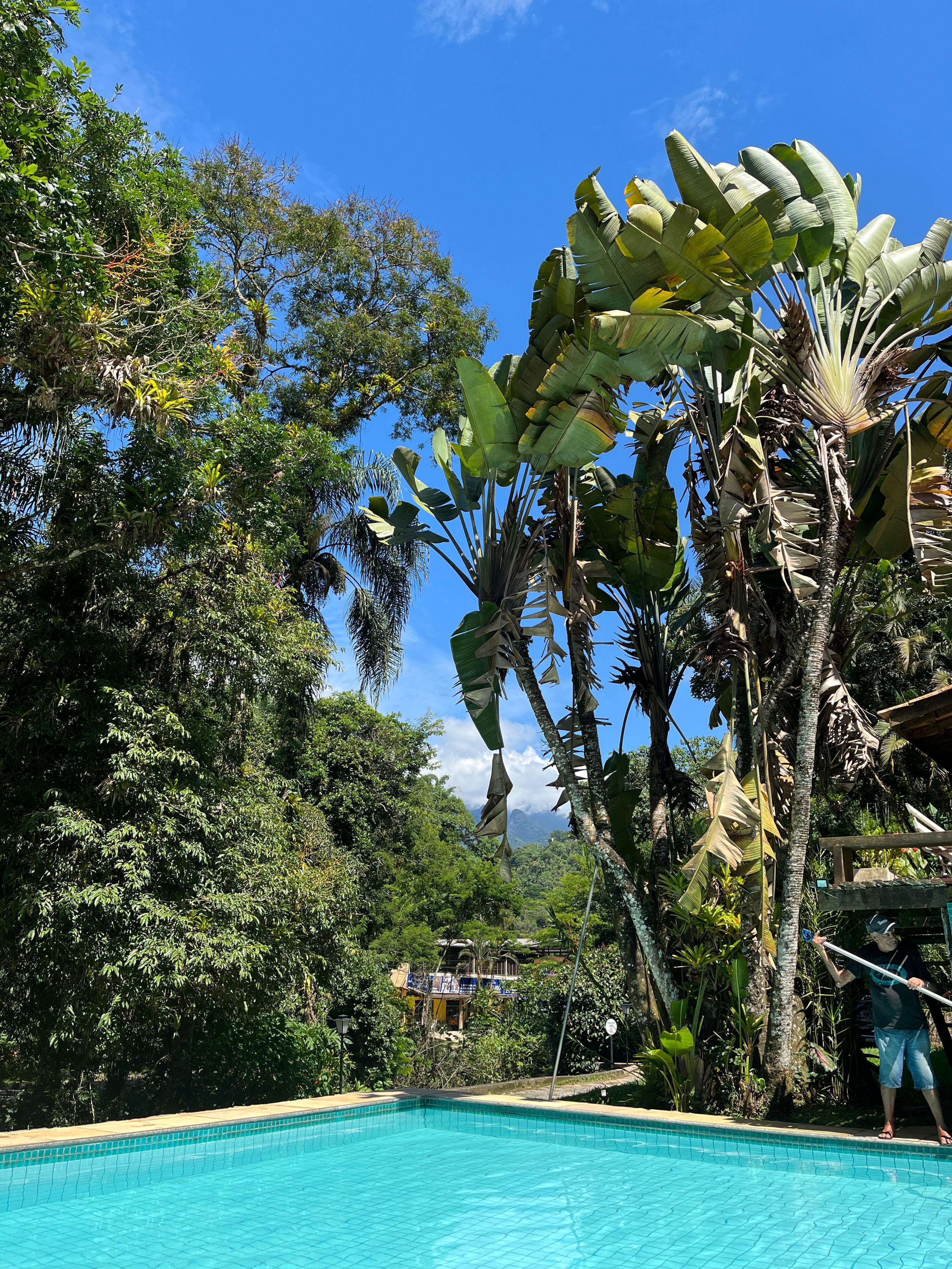 Visão da piscina 