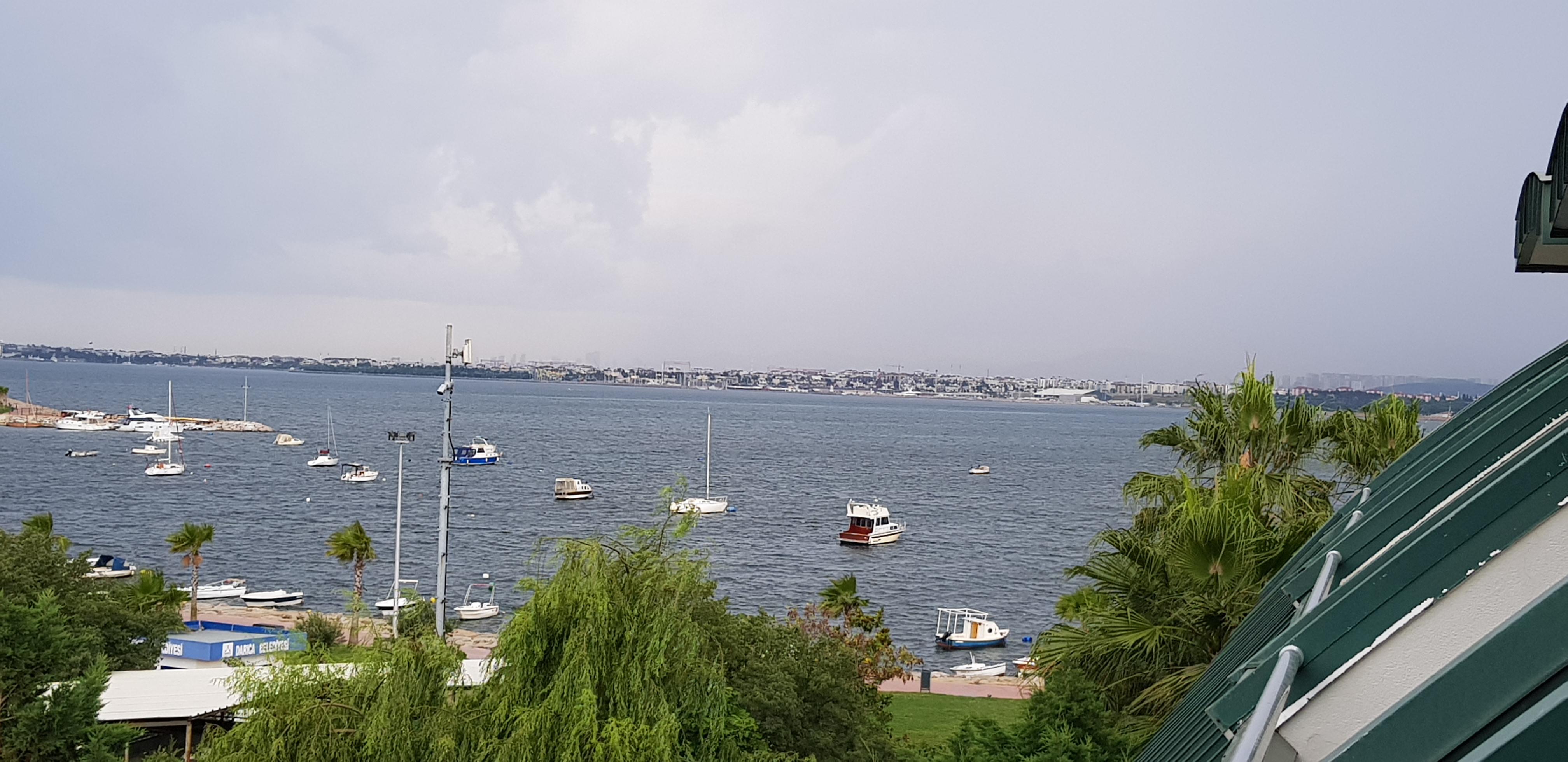 Sea view from the balcony