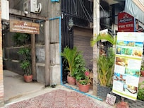 Entrance of hotel