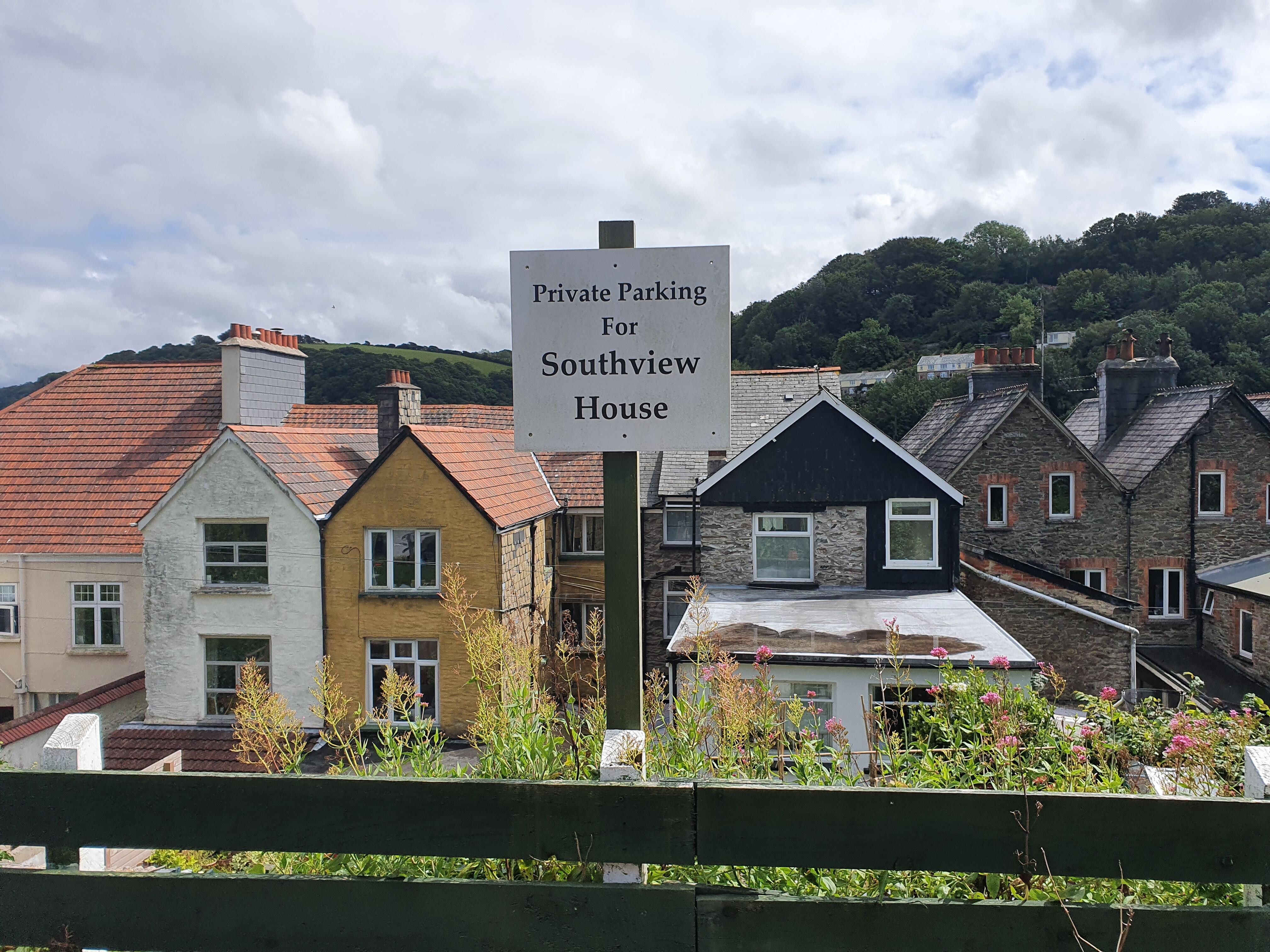 Hotel parking (off road)