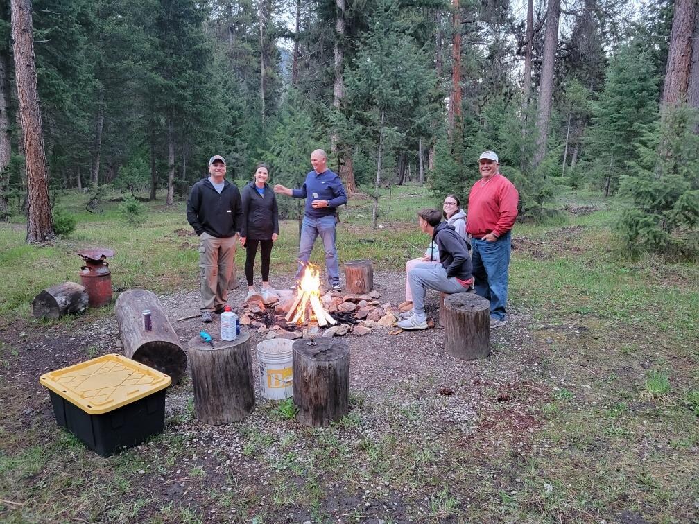 S’mores at the fire pit