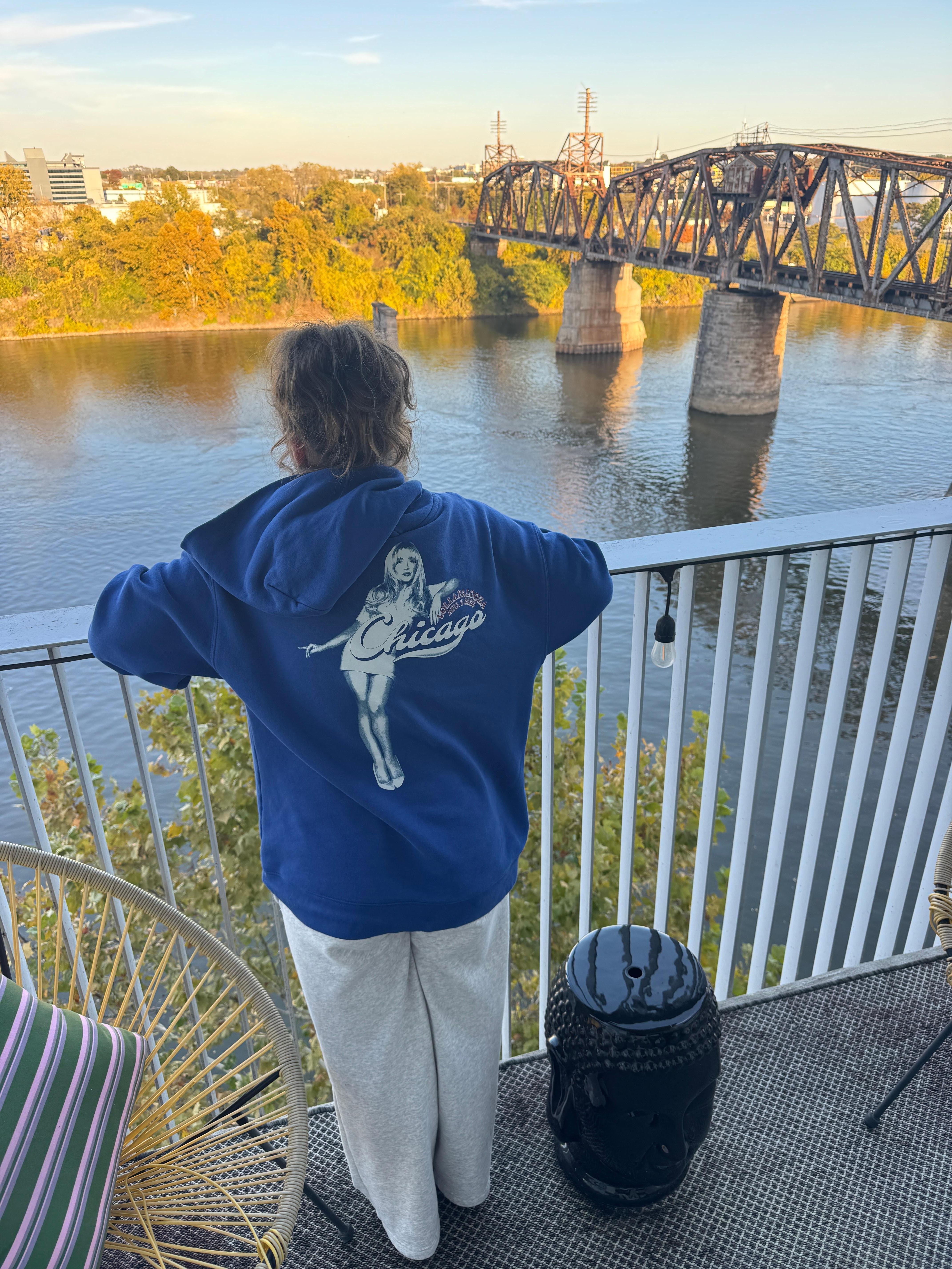 The covered river view patio is the perfect spot, anytime of the day. 