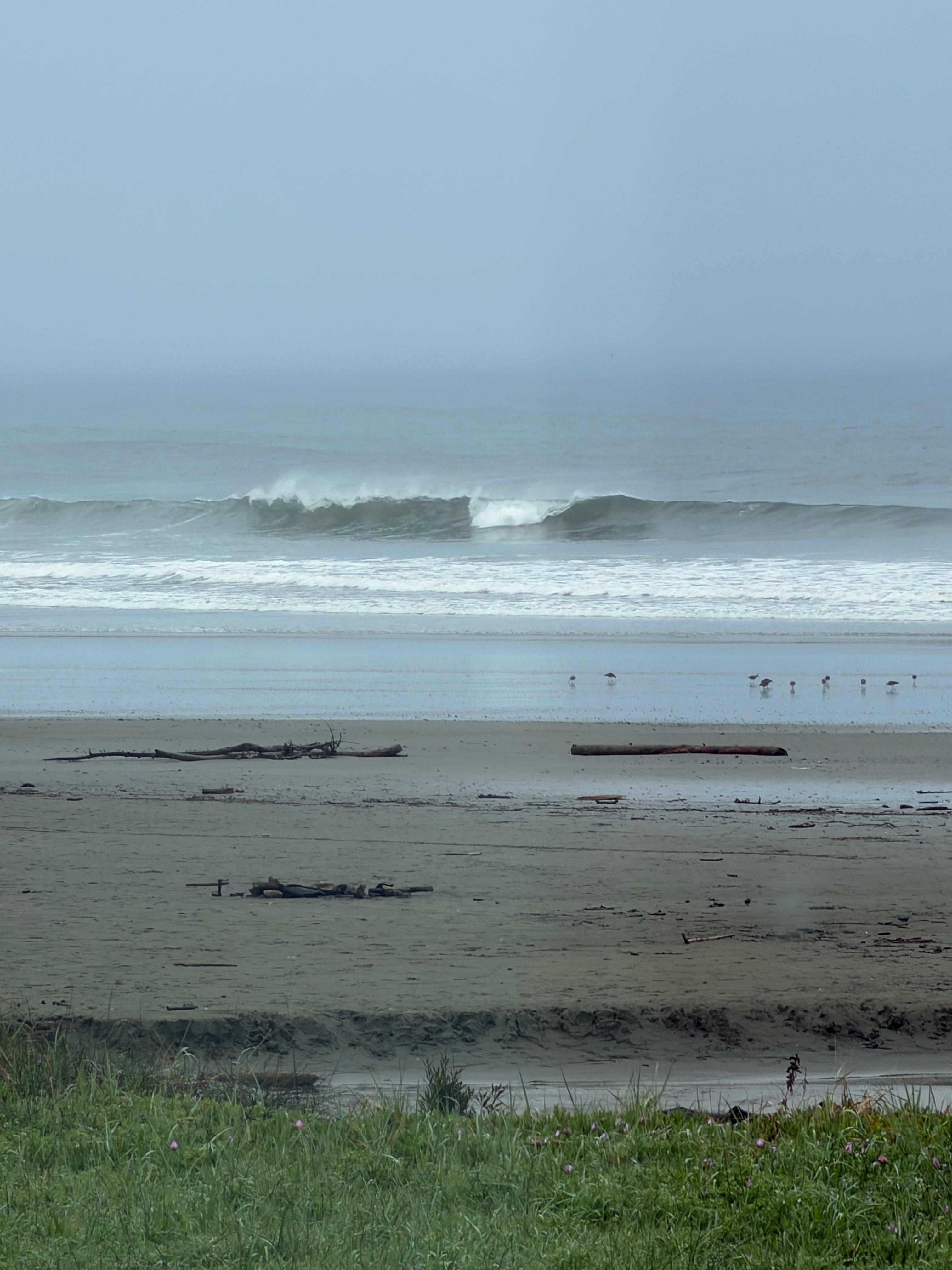 Close up through one of the windows. 