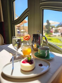 Birthday breakfast with a little extra special something at the end. Always wonderful at Wynn!!