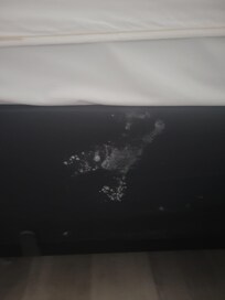 Stains on the bed