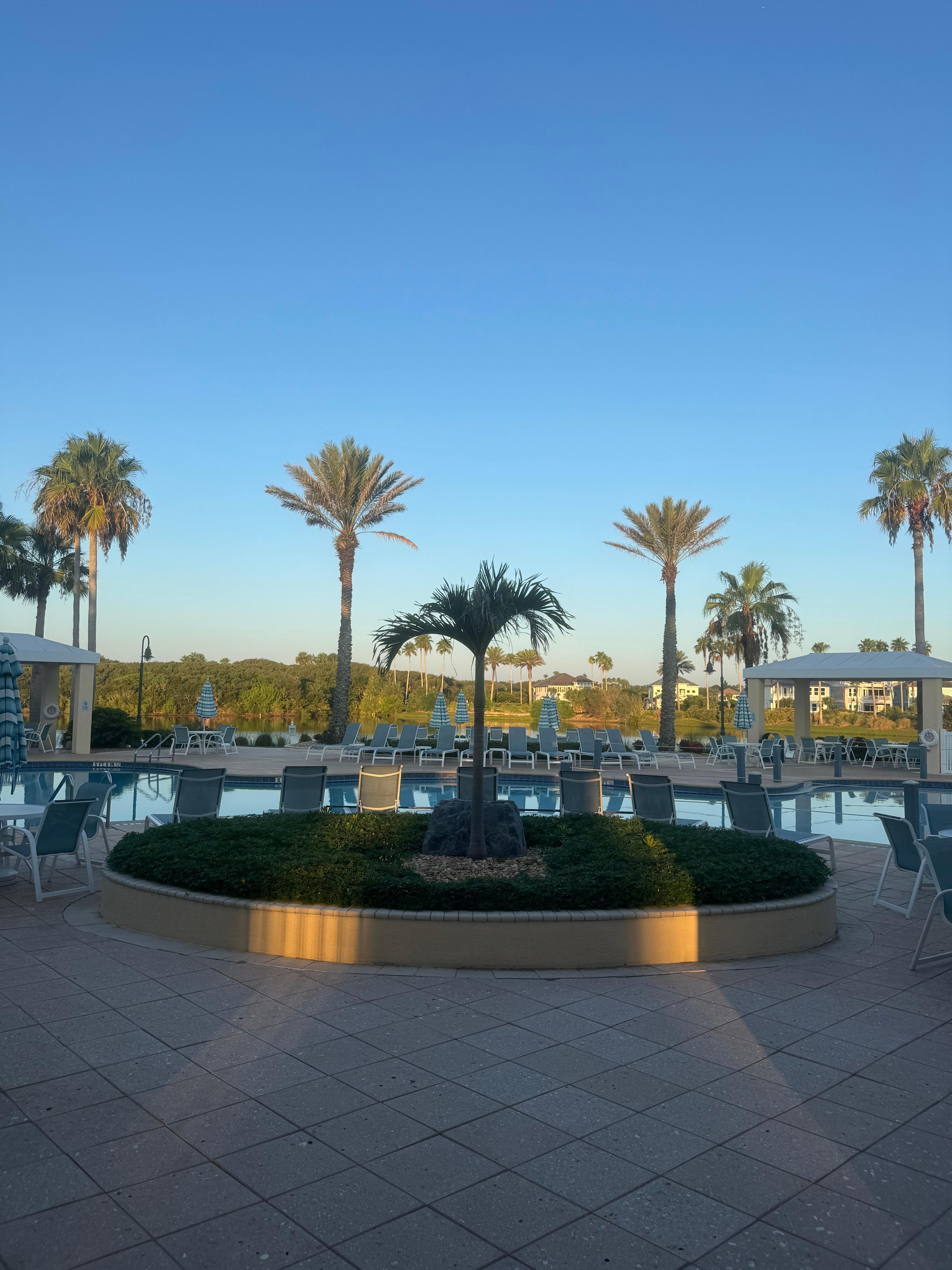 Family pool- where we were every afternoon! 