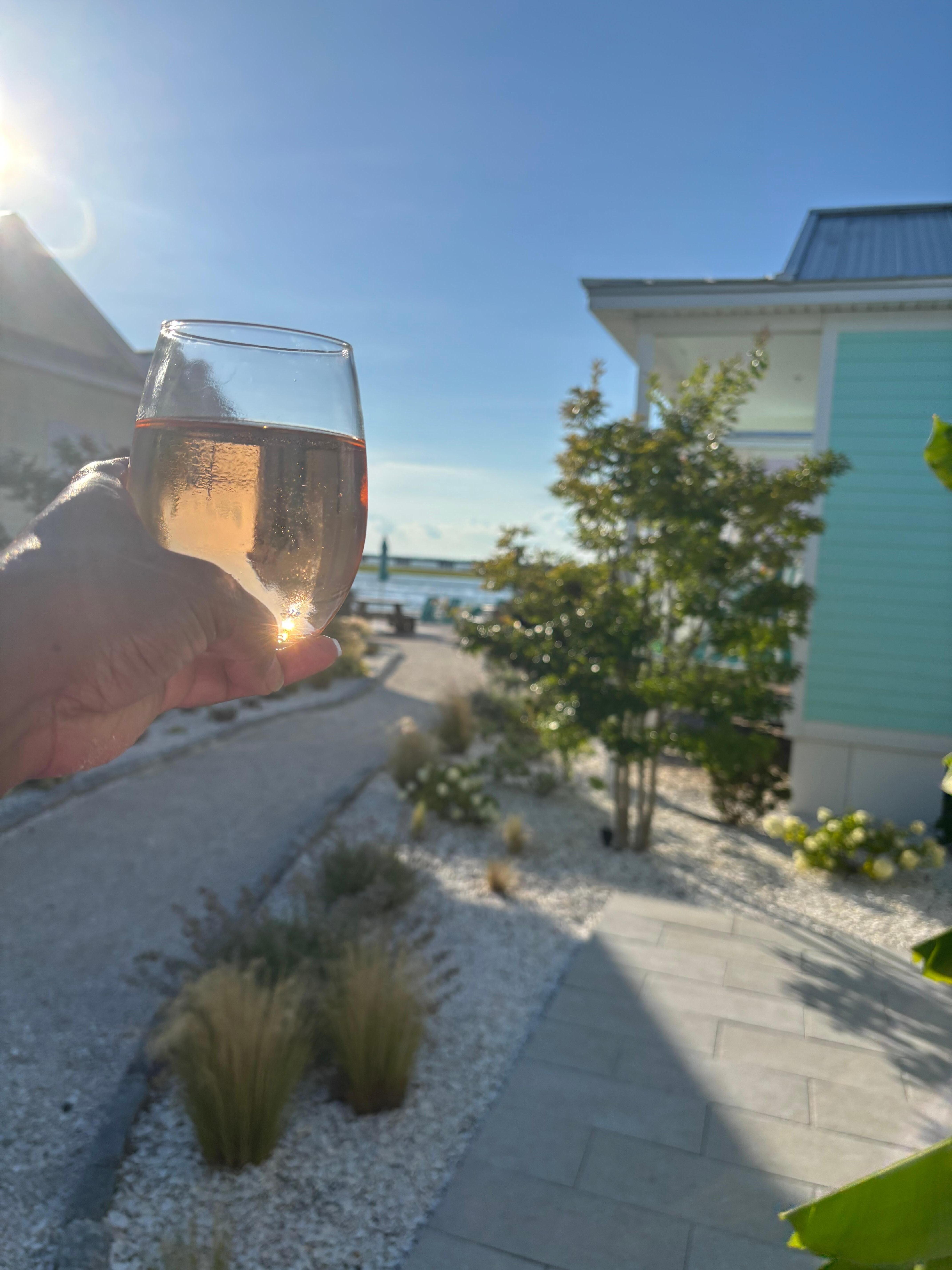 You can view the bay from your back porch.