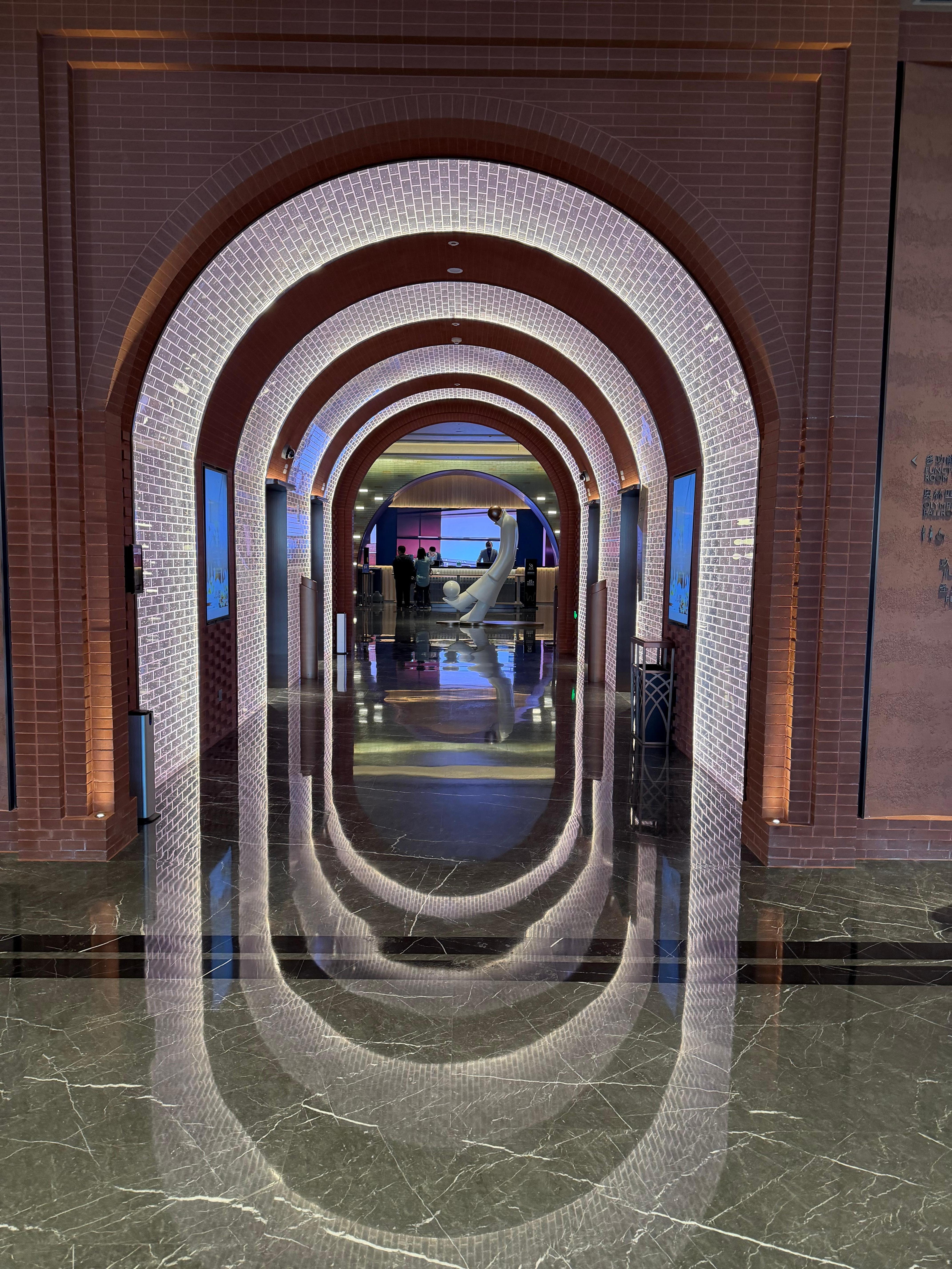 Corredor do elevador 