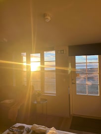 The sunshine that filled our room in the morning