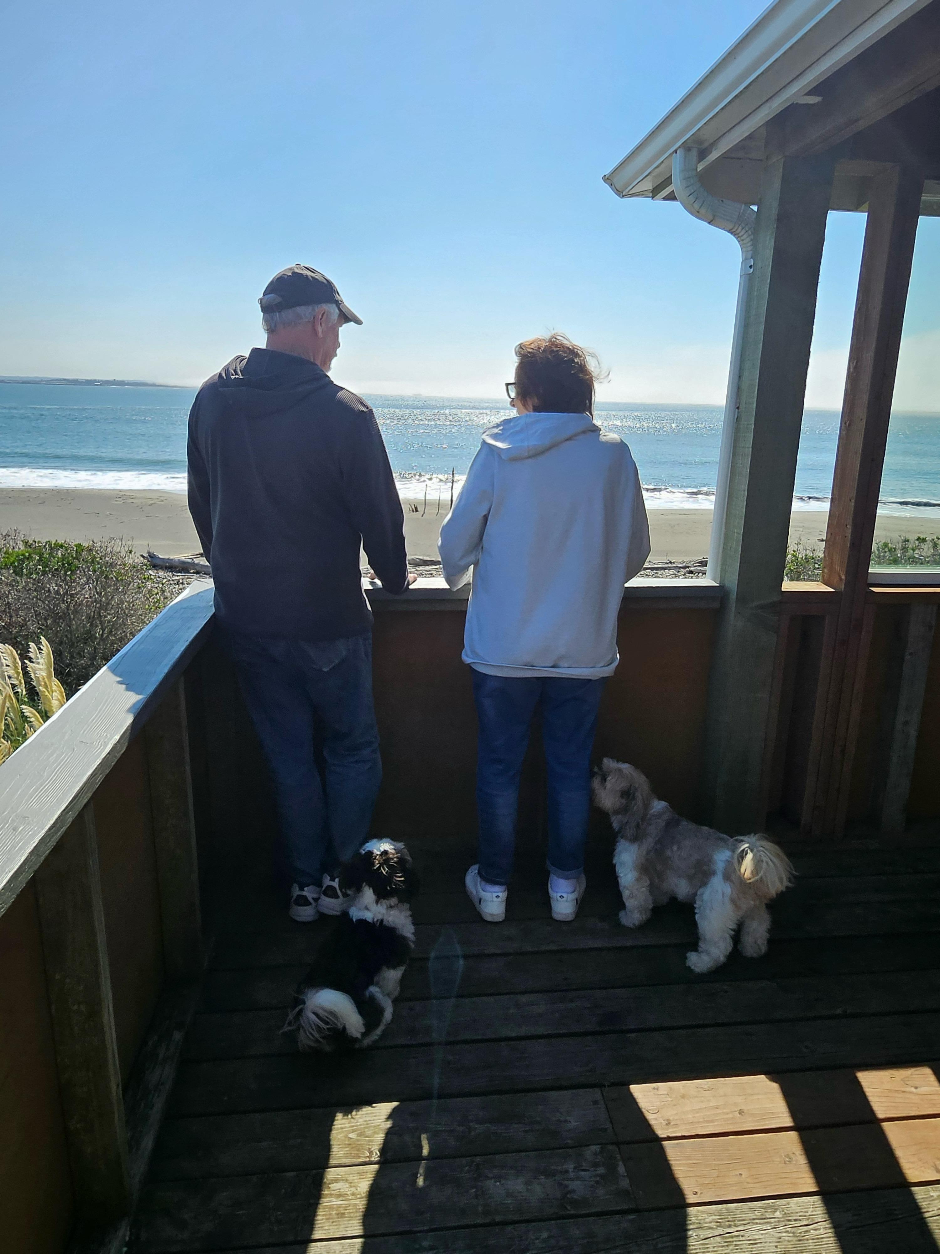 This is from the upstairs deck.