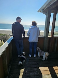 This is from the upstairs deck.