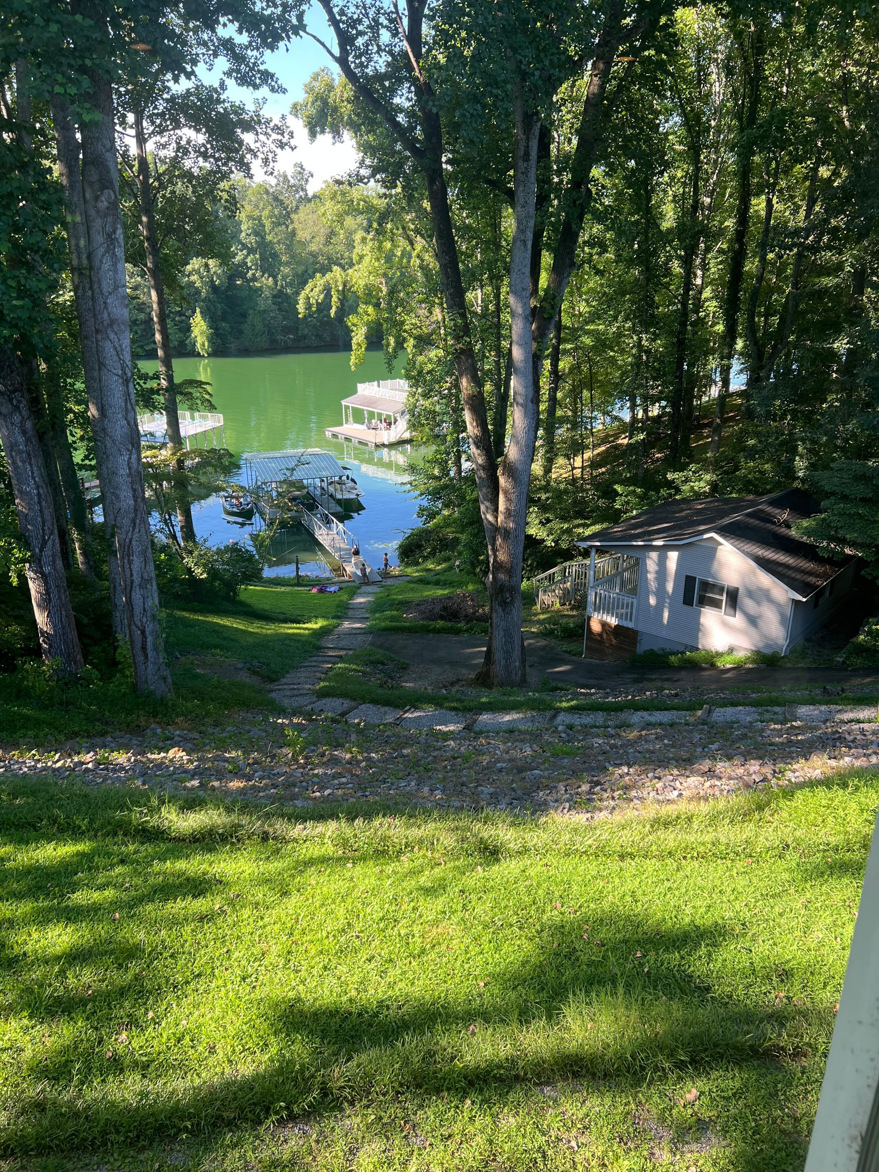 The view from upstairs in the kitchen was amazing!