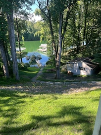 The view from upstairs in the kitchen was amazing!