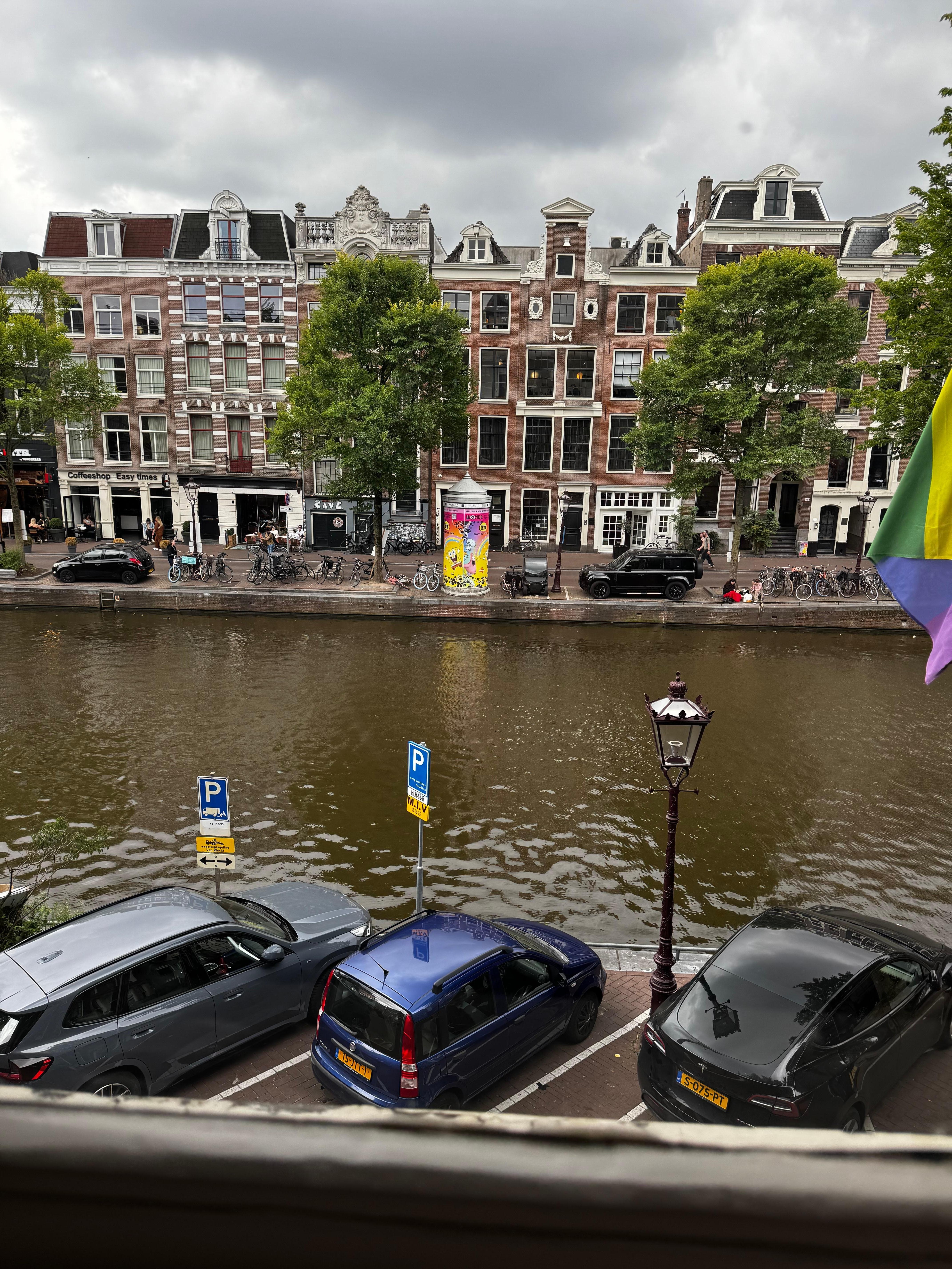 Canal view from room (on prinzengracht)
