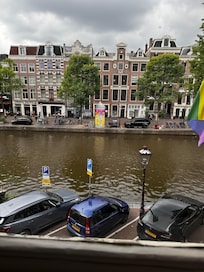 Canal view from room (on prinzengracht)