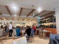 Customers sweating due to lack of air conditioning