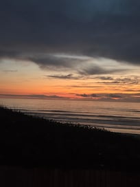 Sunset from the balcony