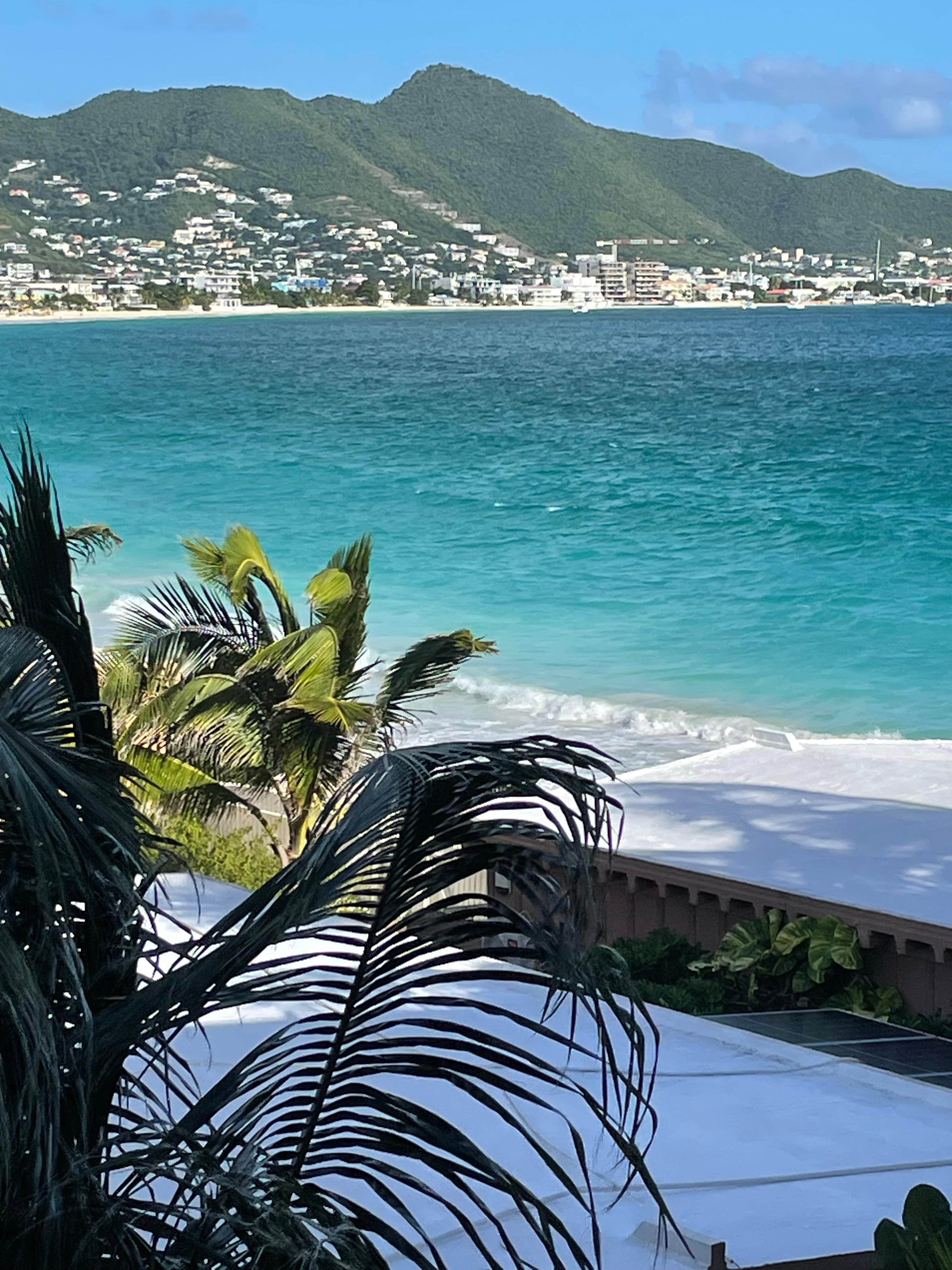 View of Simpson bay from the balcony!