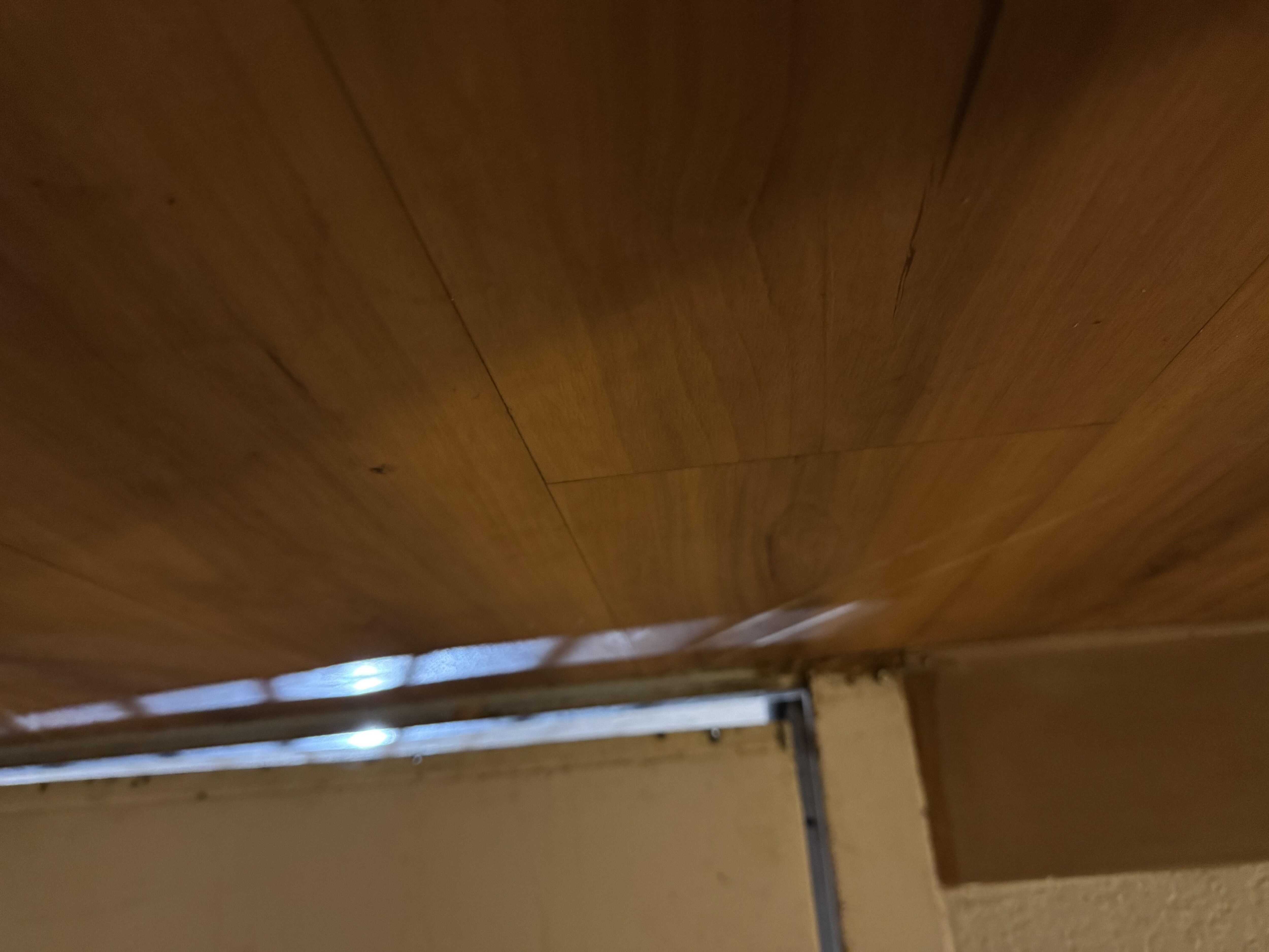 Note the huge gap under the front entry door to allow rodents in.
