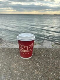 Coffee at the lake