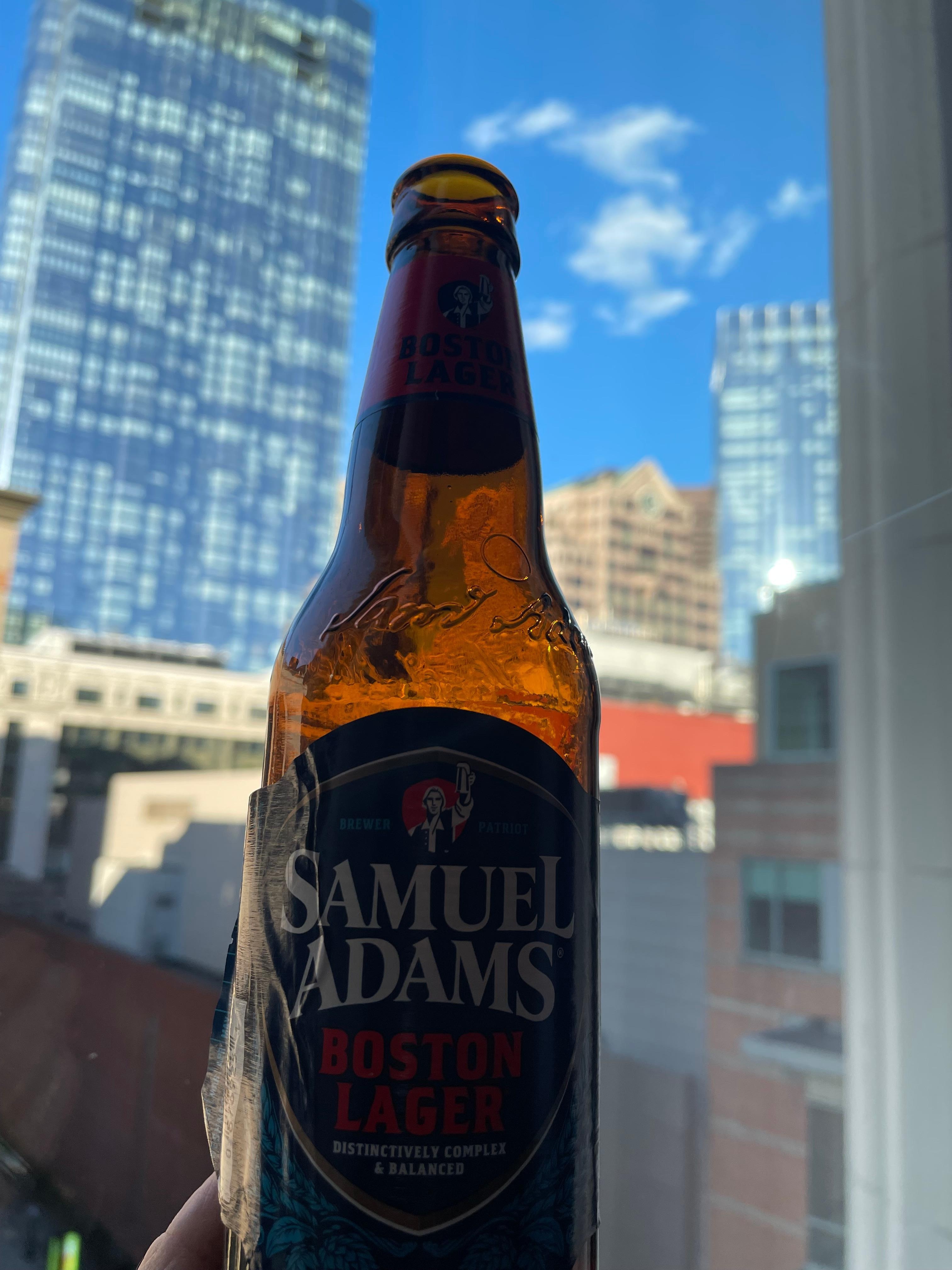 Corner room view and local brew.