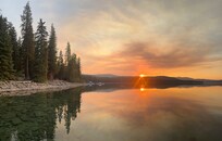 Sunset on the lake