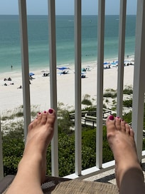 Beautiful scenery from the balcony.