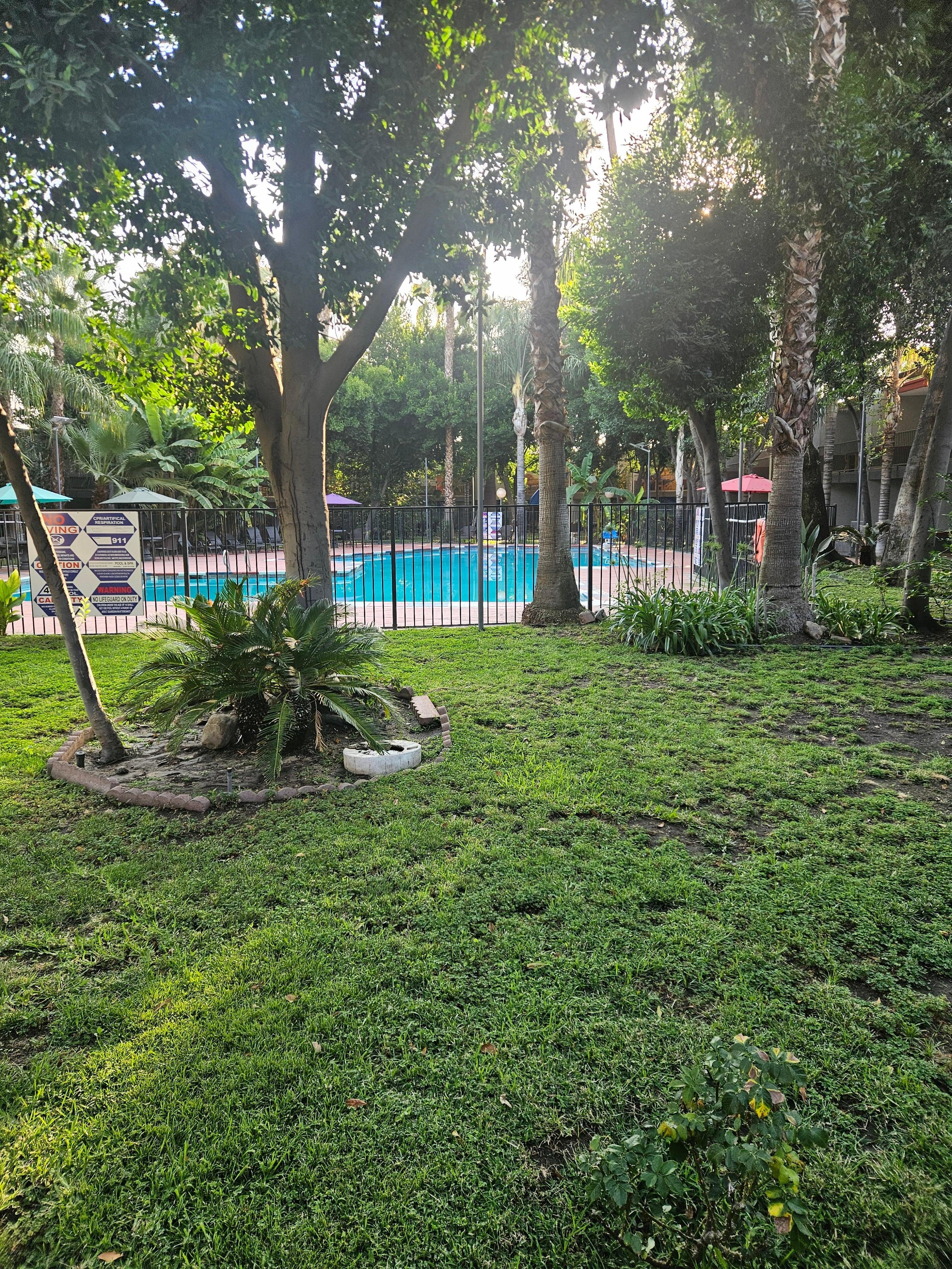 Its very serene and private.