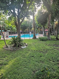 Its very serene and private.