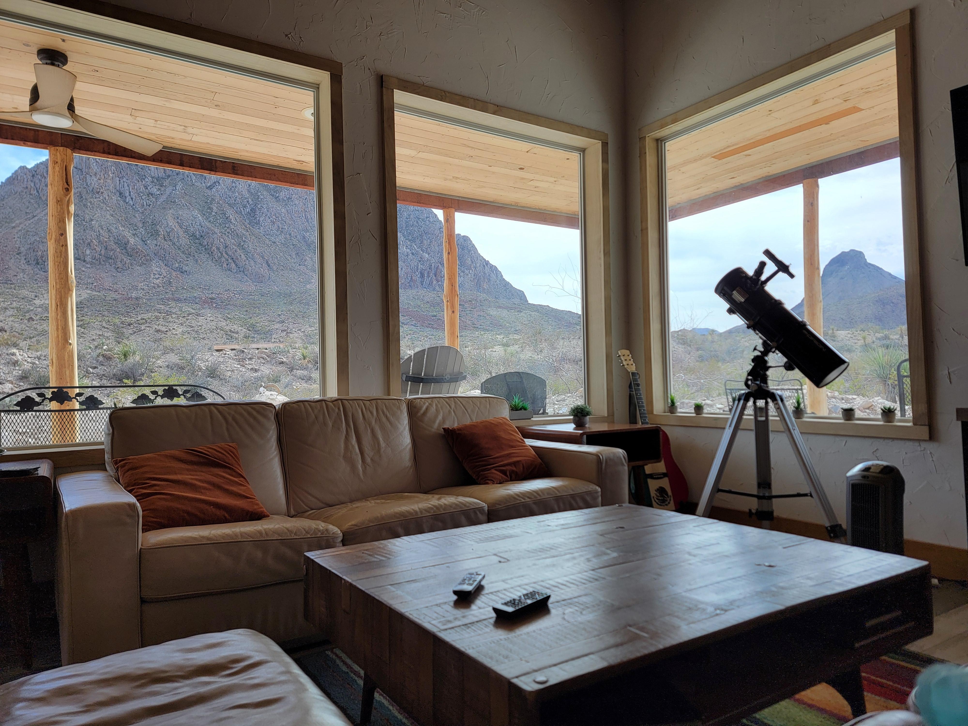 Fabulous view from the main living and kitchen