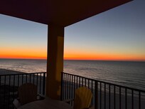 Sunrise from the balcony