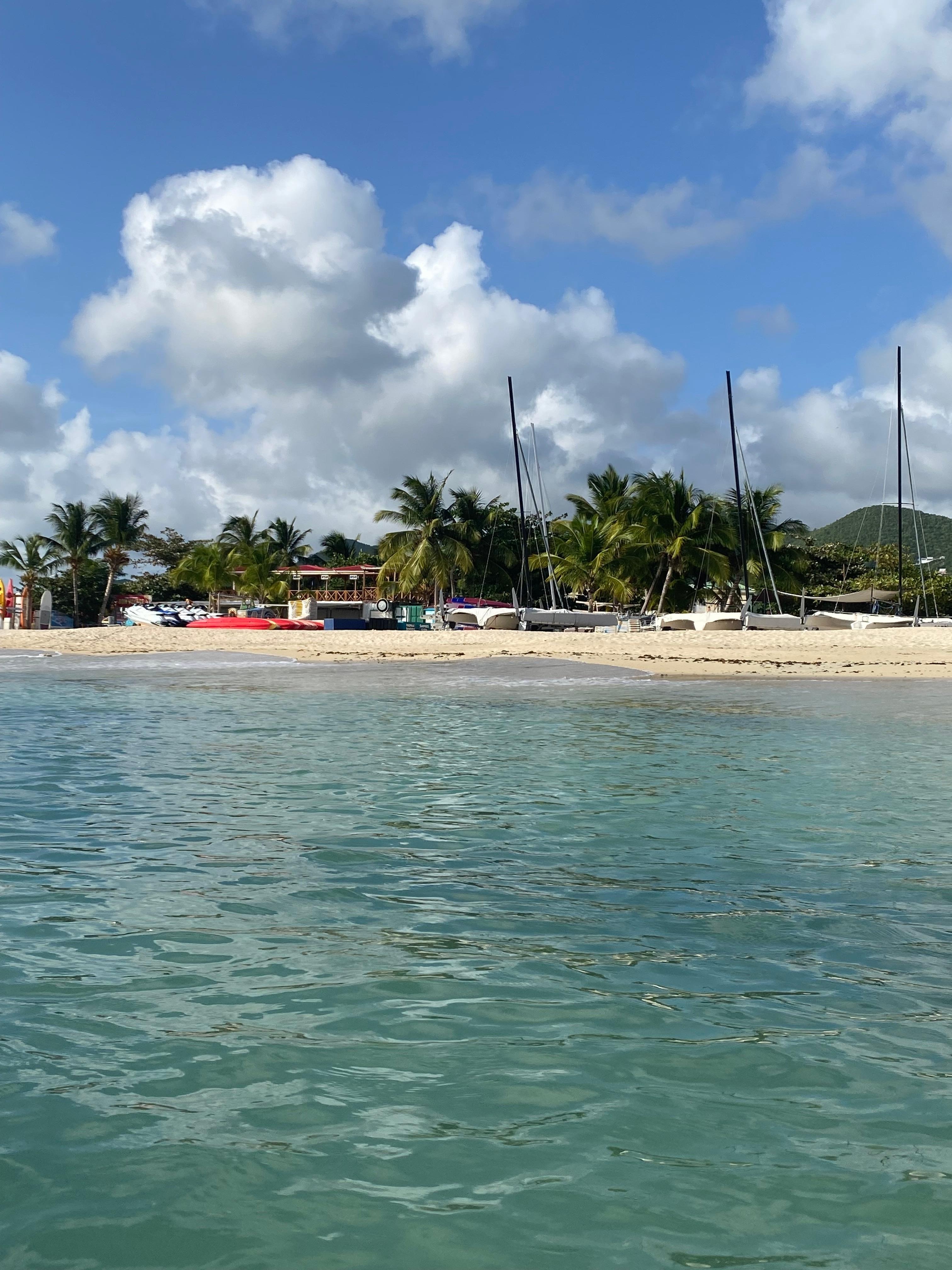 Hotel was right on Kim sha Beach