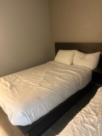 Slept in bed