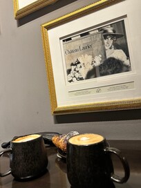 Cozy café corner with great coffee and a relaxing vibe