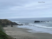Beach looking south from the pasture.