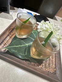 Nice welcome drink!