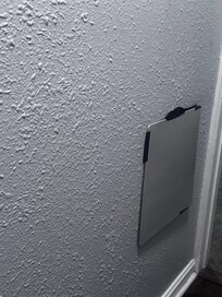 This is a panel that is induct taped to the wall that when I arrived was actually on the floor