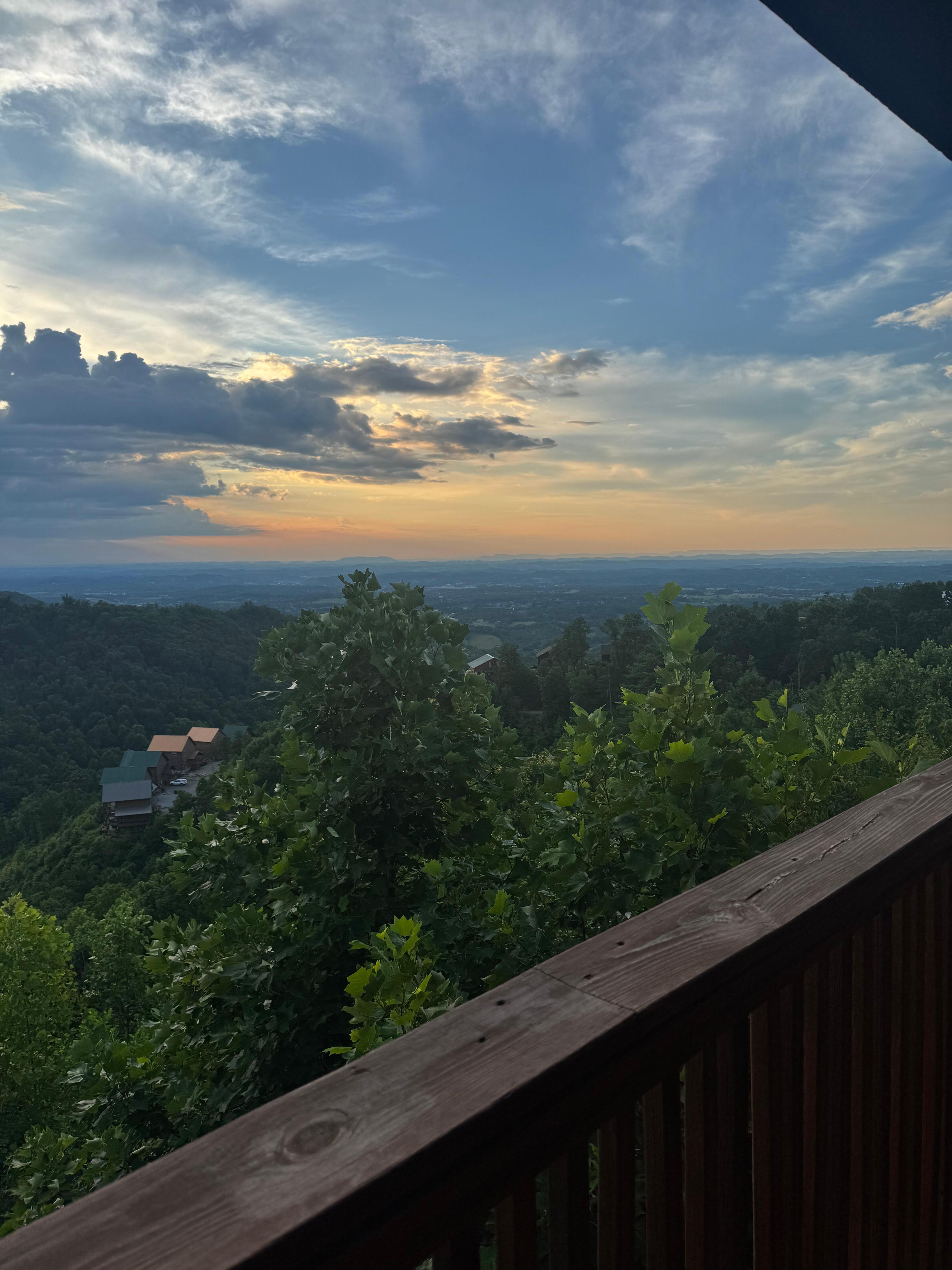 View on balcony