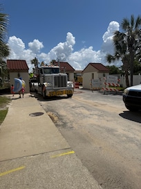 Beach access sidewalk