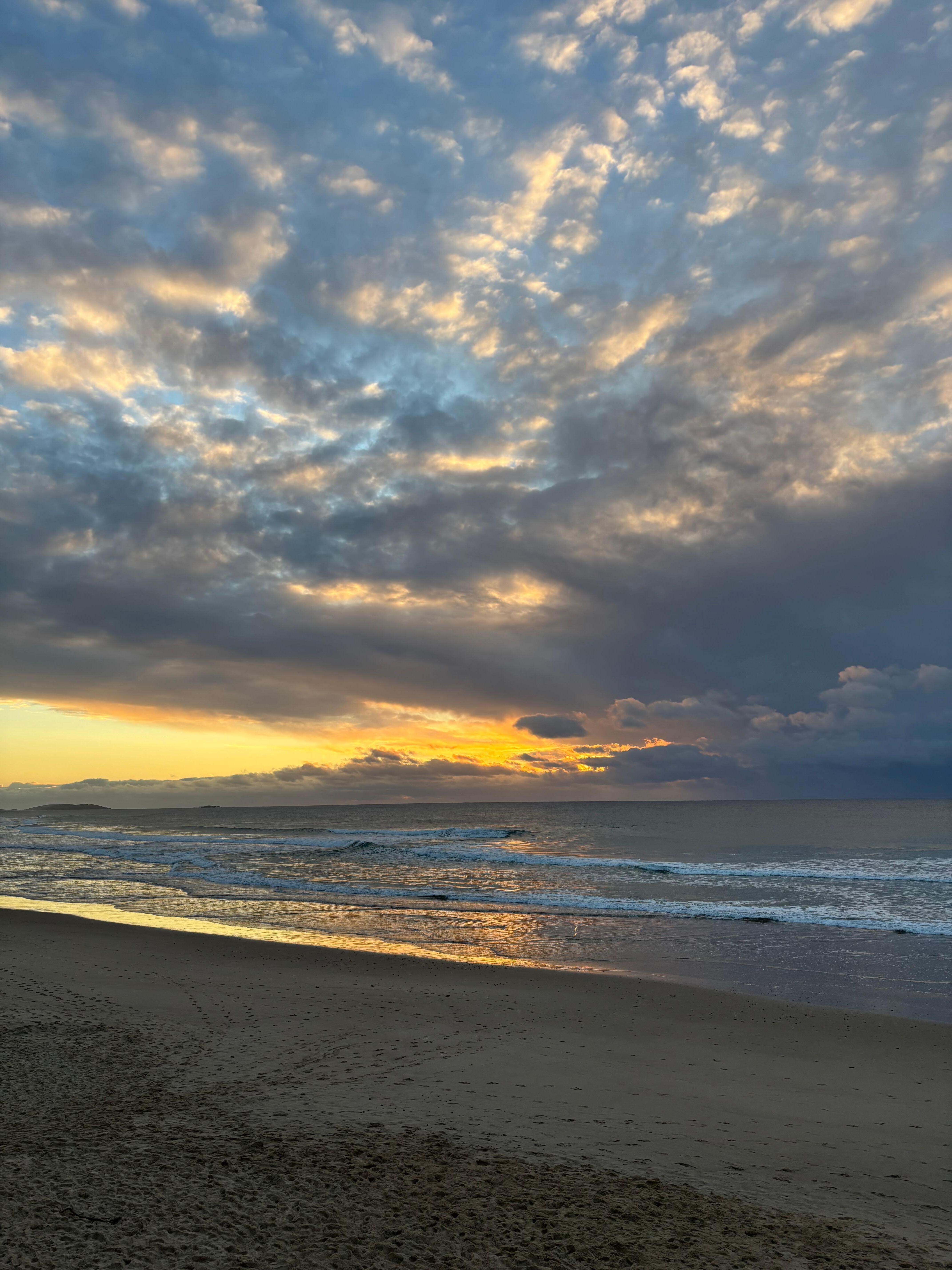 Sunrise in lovely Sawtell and just across from the unit