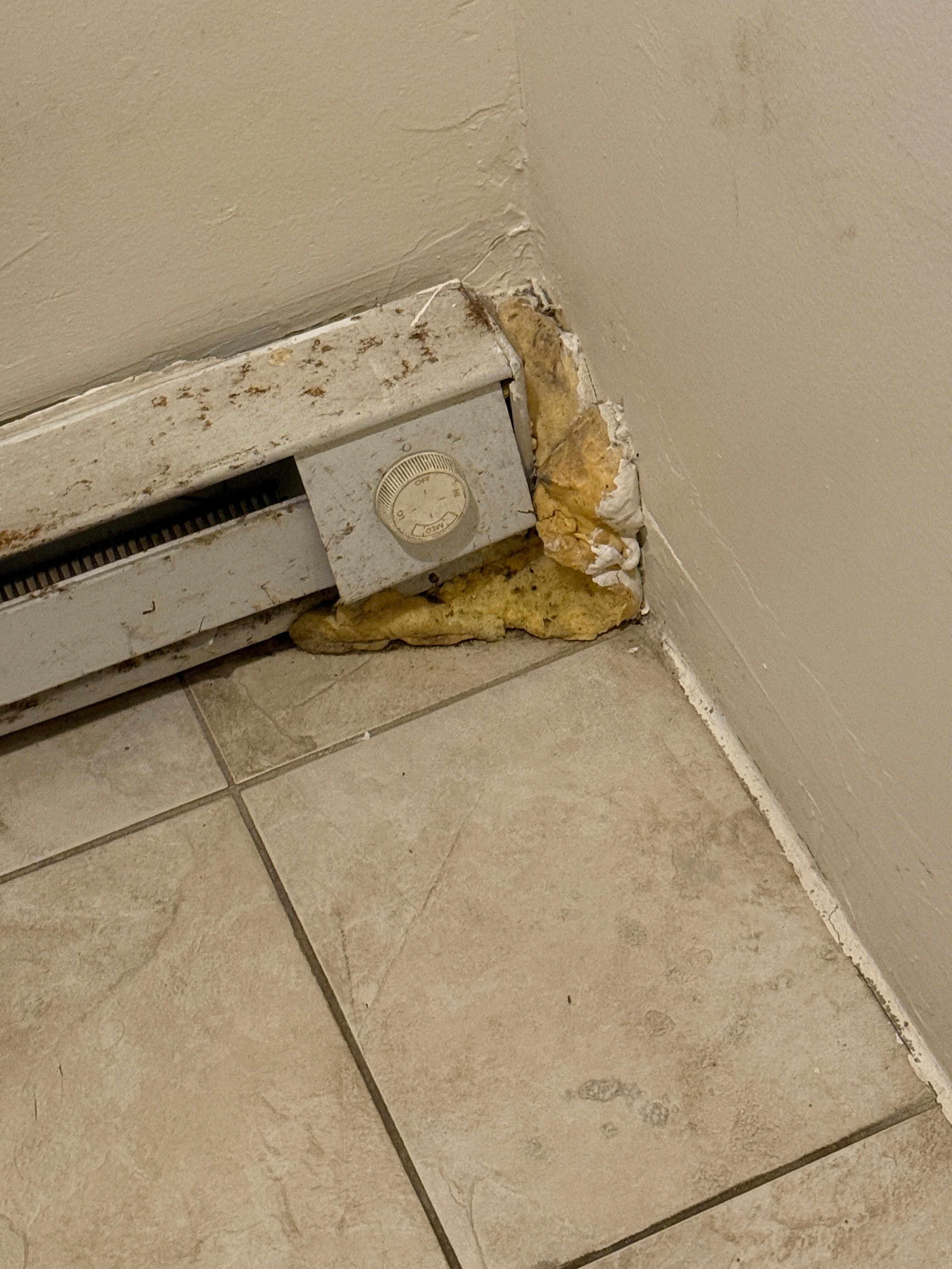 Every vent was rusted missing or looked like this 