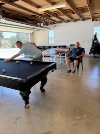 Pool table and ping pong table were located in the garage which provided lots of entertainment!