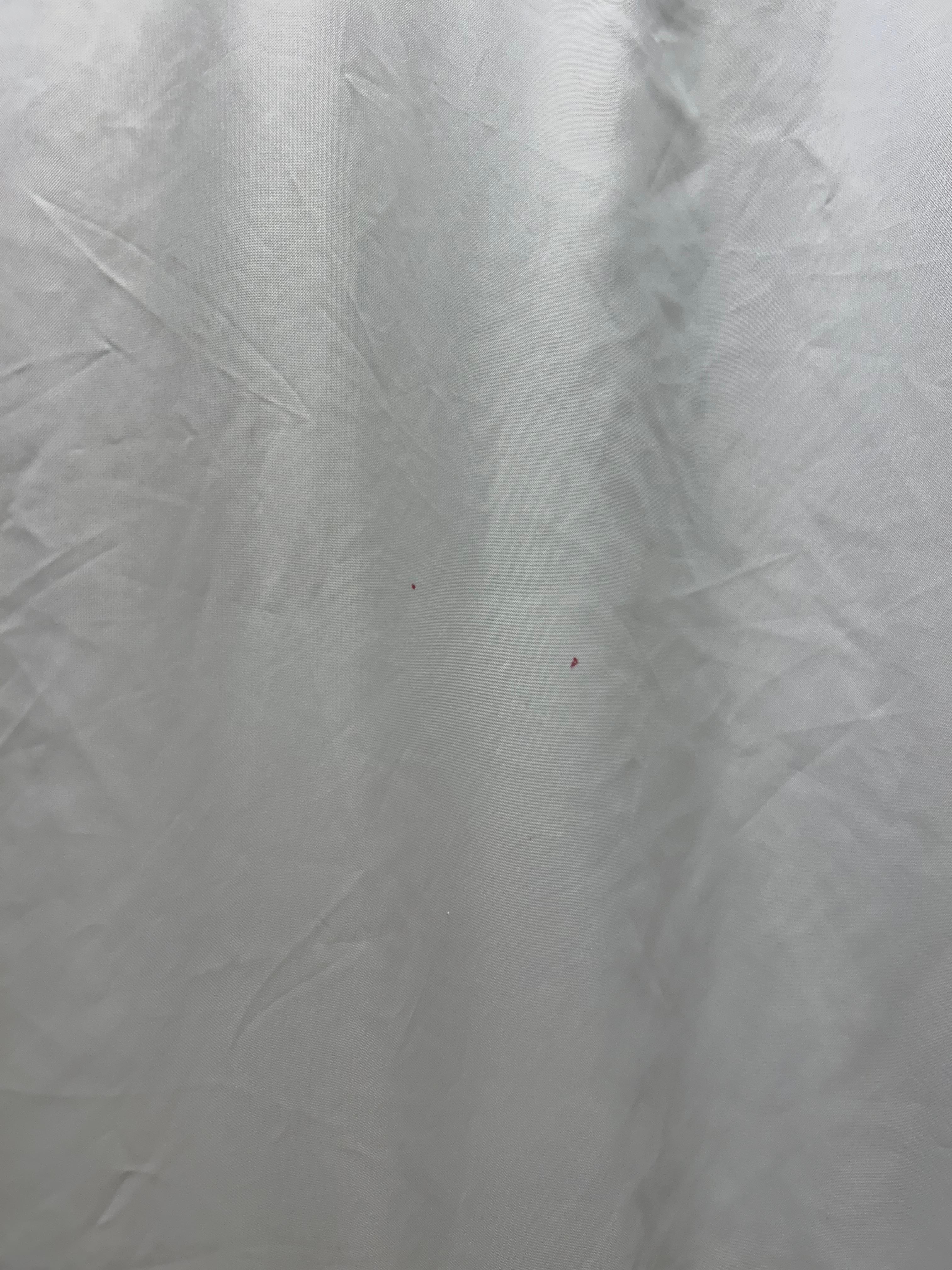 Blood on the shower curtain 