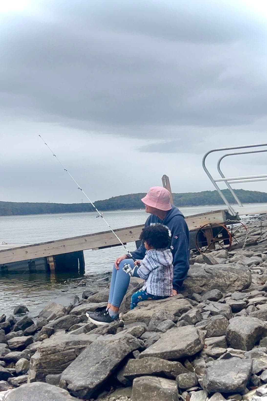 teaching the next generation some fishing skills