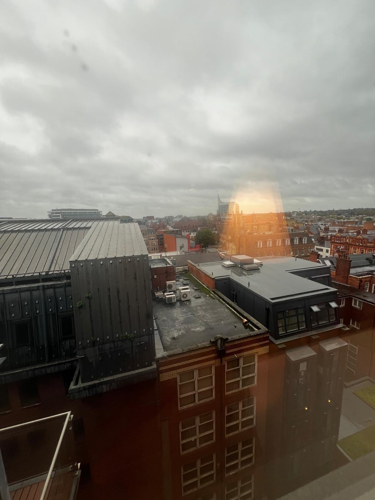 View from 8th floor of the 12 floors available 