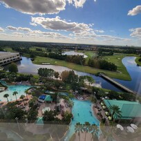View from our room.