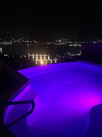 Pool after dark